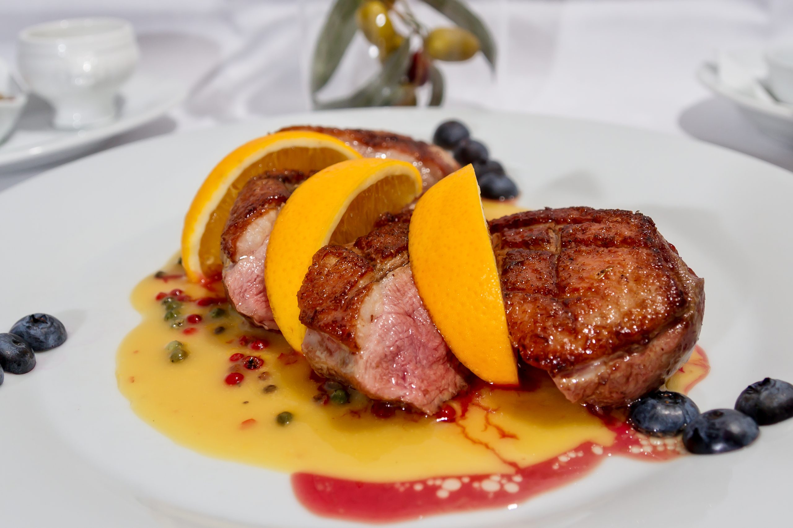 Magret de Pato a la Naranja