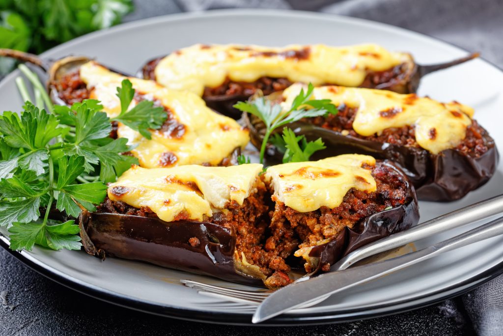 Berenjenas Rellenas de Carne