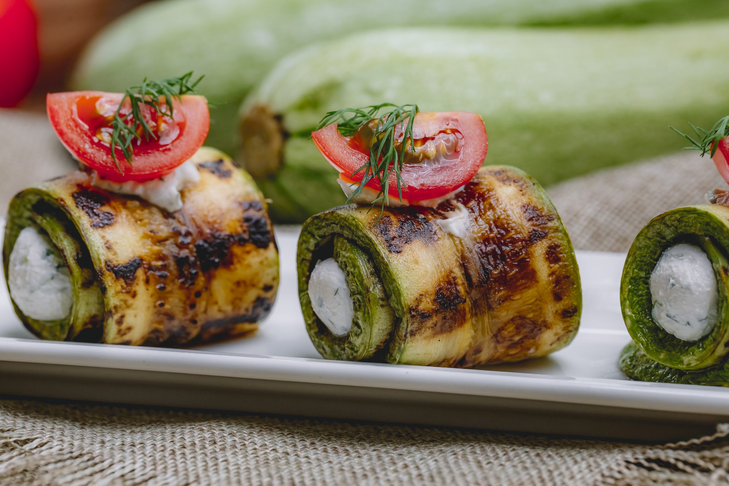 Rollitos de Calabacín