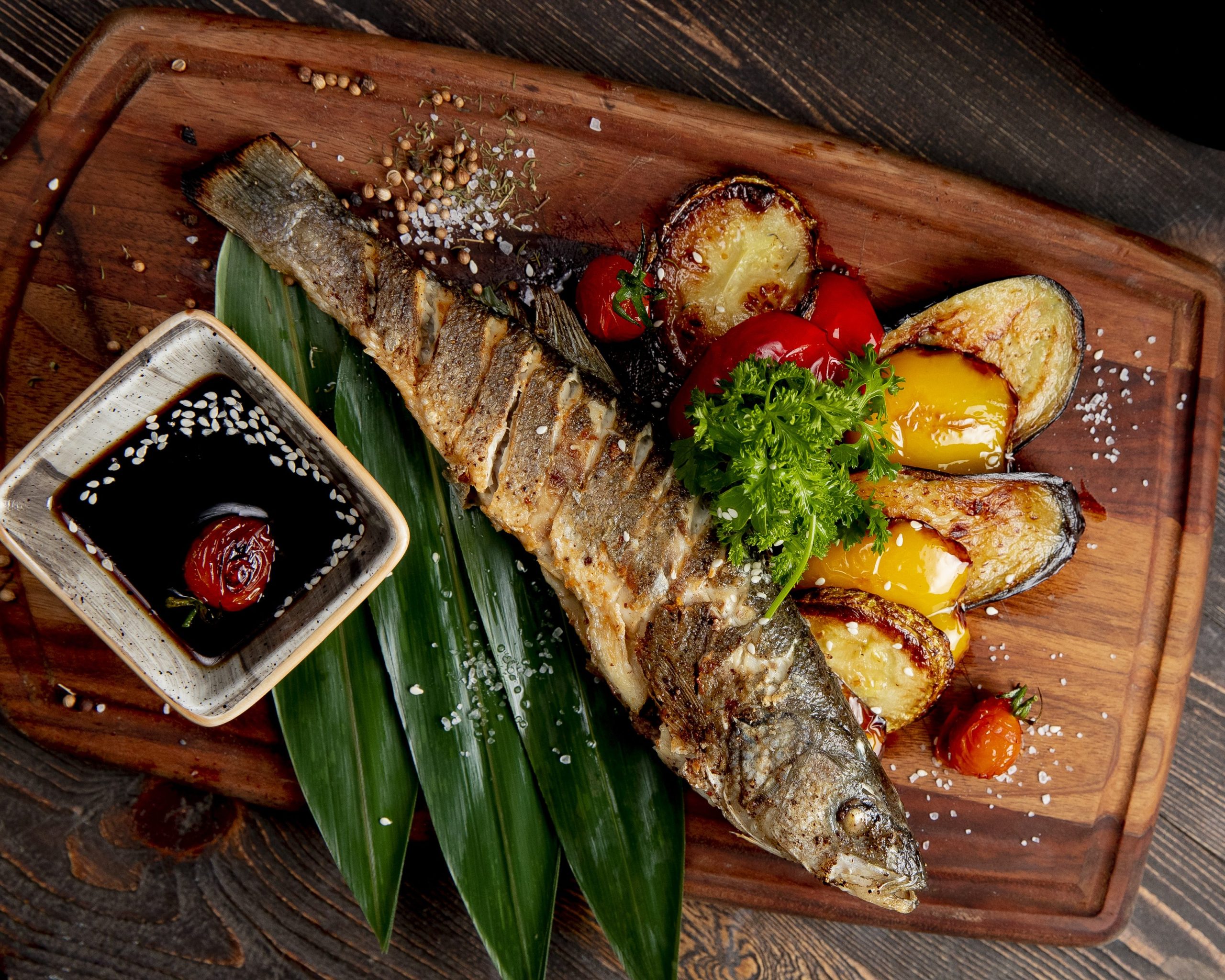 Jurel al Horno con Verduras