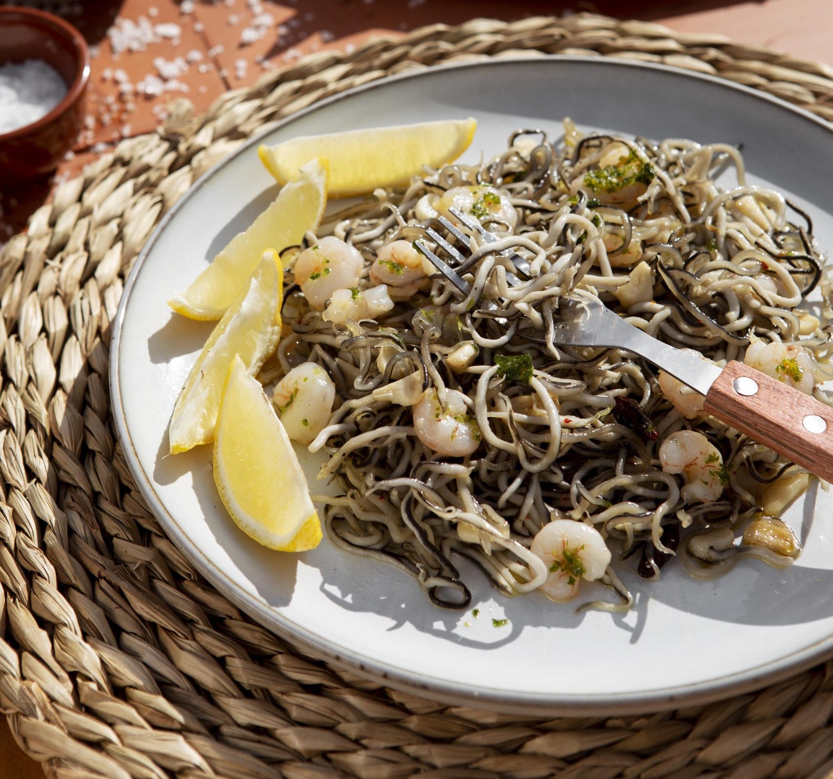 Gulas con Camarones y Langostinos
